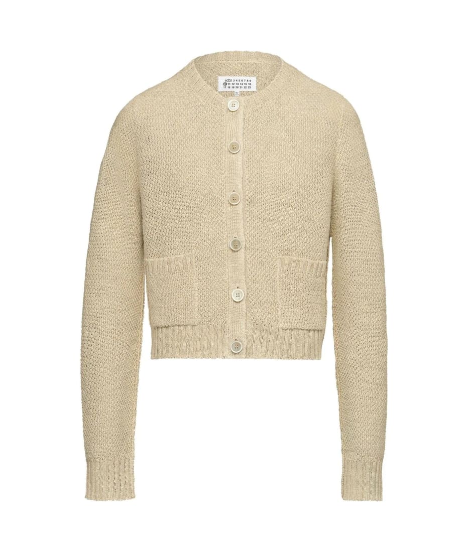 希AMagazineCuratedbyMaisonMartinMargiela Maison Margiela Hemp Basket Weave Knit Cardigan | italist, ALWAYS