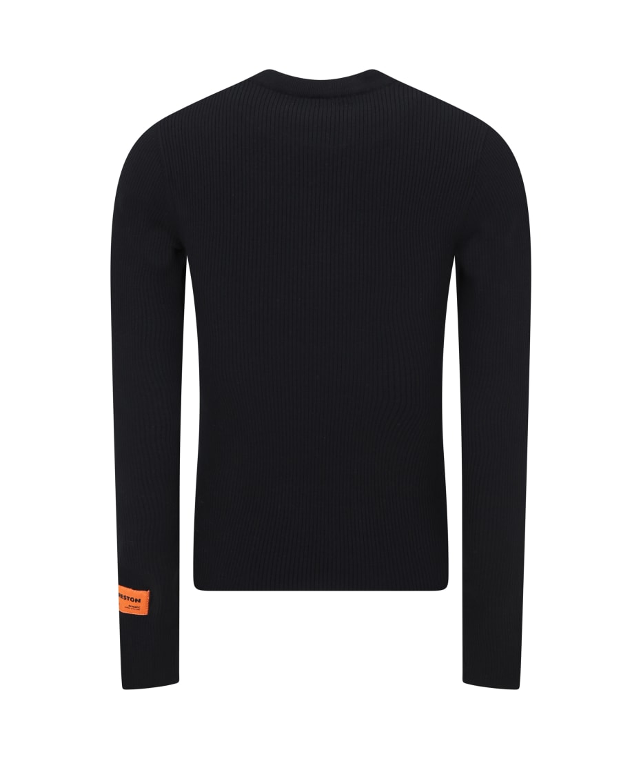 HERON PRESTON Sweater - Black White