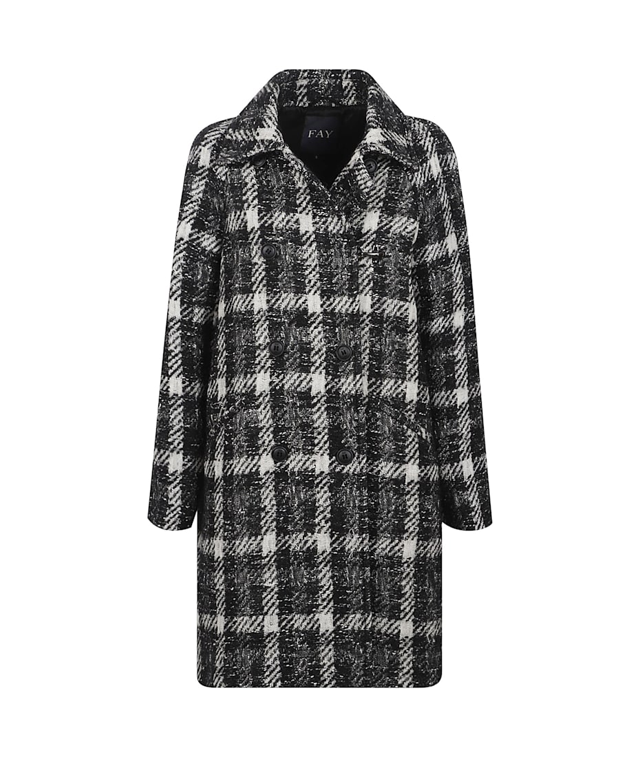 Fay Double Breasted Jacqueline Coat | italist