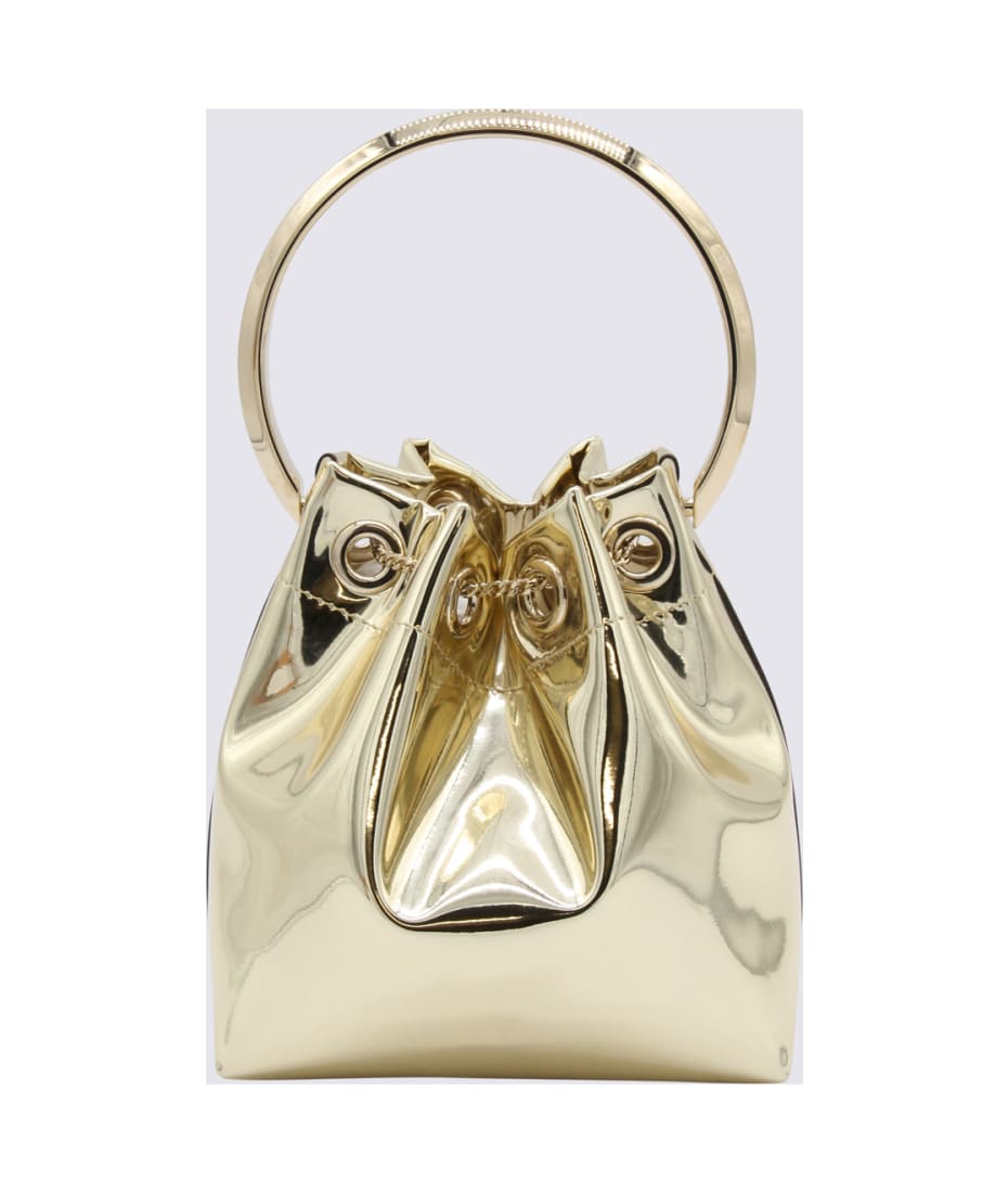 トートバッグ Jimmy Choo FW25 Jimmy Choo Bags.. Golden (BONBON XVKOO0022) Jimmy Choo Gold Tone Metal Bon Bon Top Handle Bag | italist