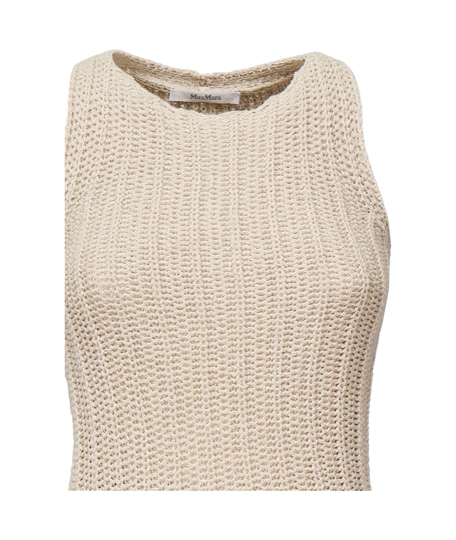【送料&関税込】Max Mara Linen And Cotton Yarn Dress Max Mara Linen And Cotton Yarn Dress | italist