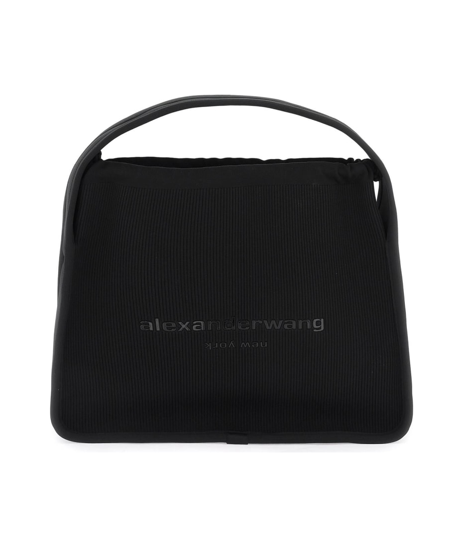 【送料&関税込】Alexander Wang Shoulder Bag In Black Synthet Alexander Wang Shoulder Bag In Black Synthetic Fibers