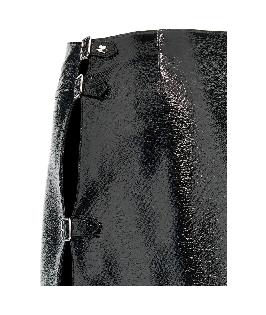 Courrèges 'mini Multi Sangle Vinyl' Skirt | italist, ALWAYS