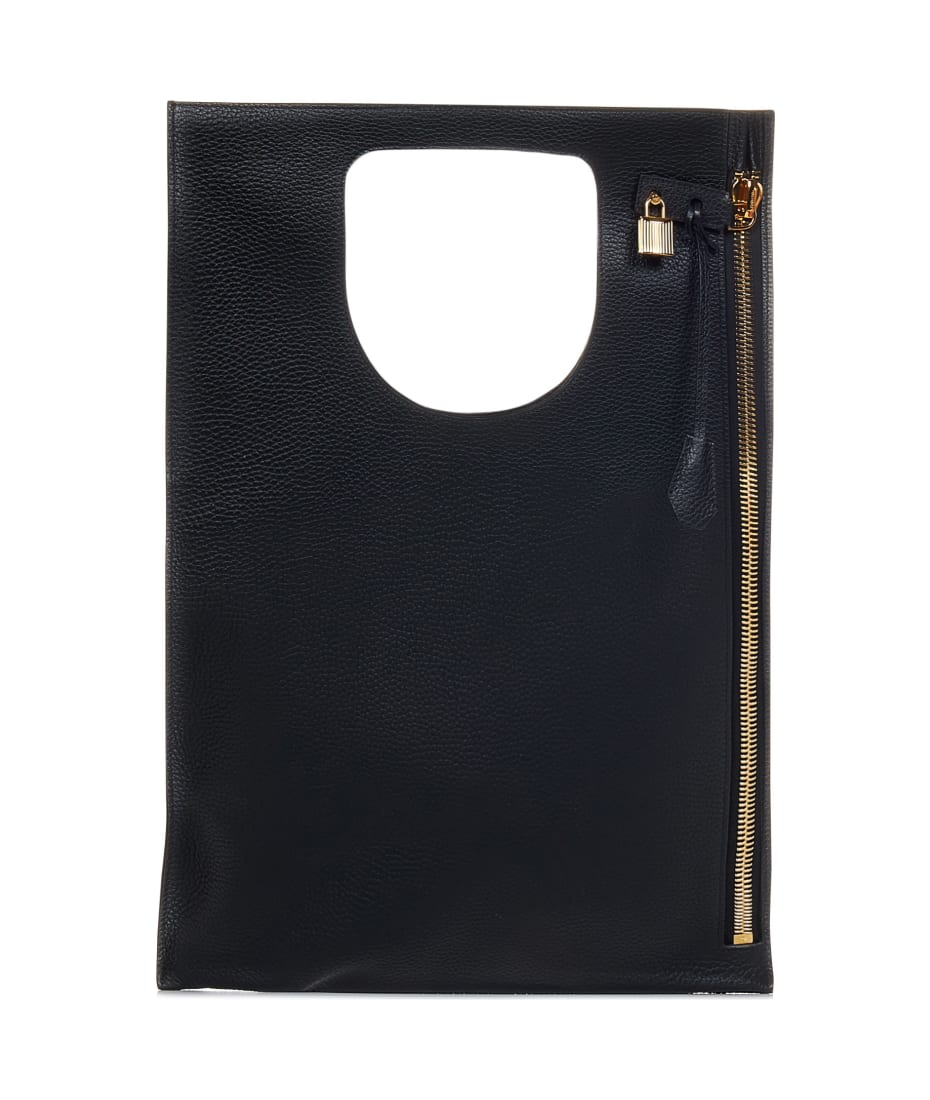 Tom Ford Alix Padlock Clutch Handbag