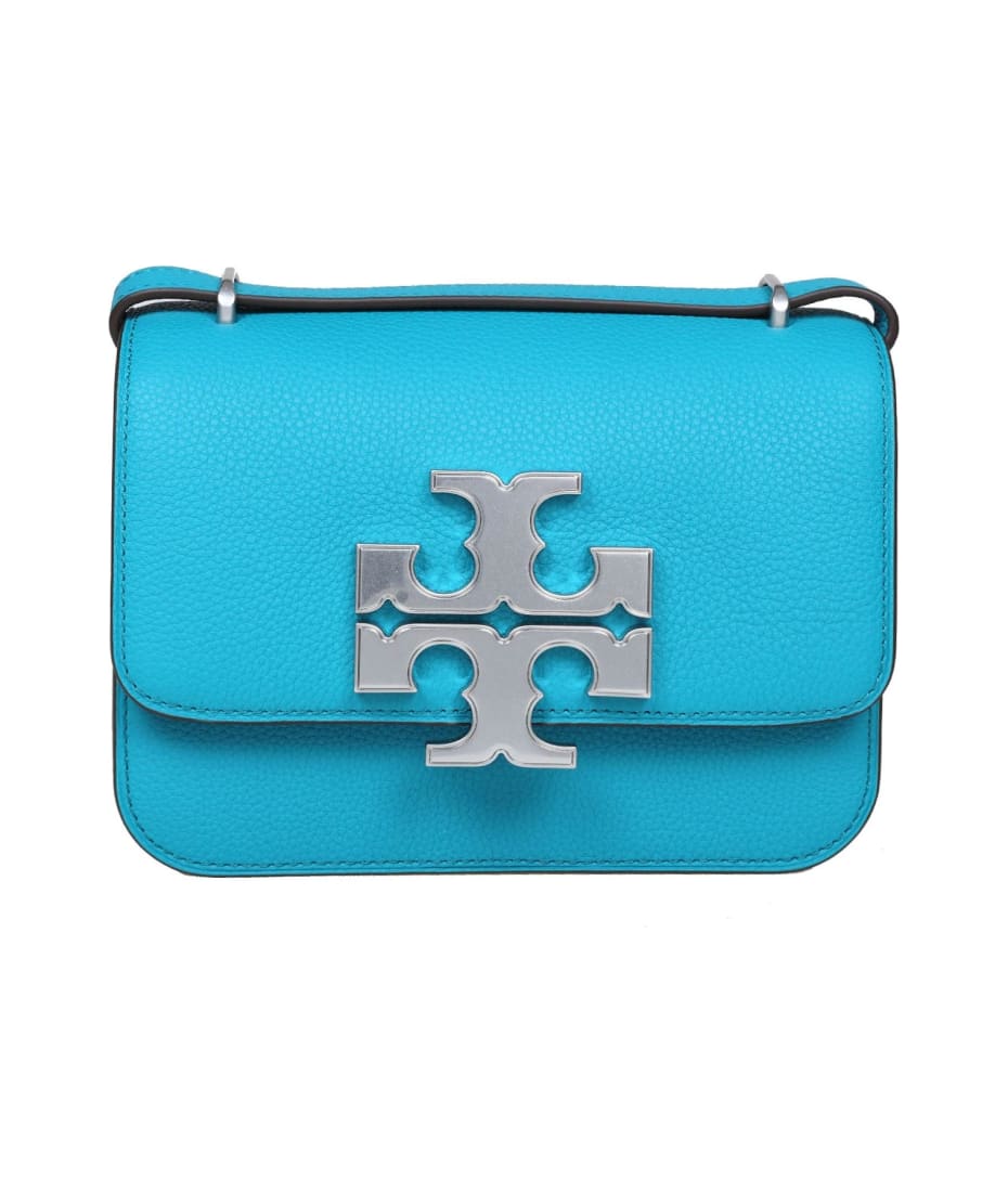 Tory Burch Eleanor Small Leather Shoulder Bag in Blue