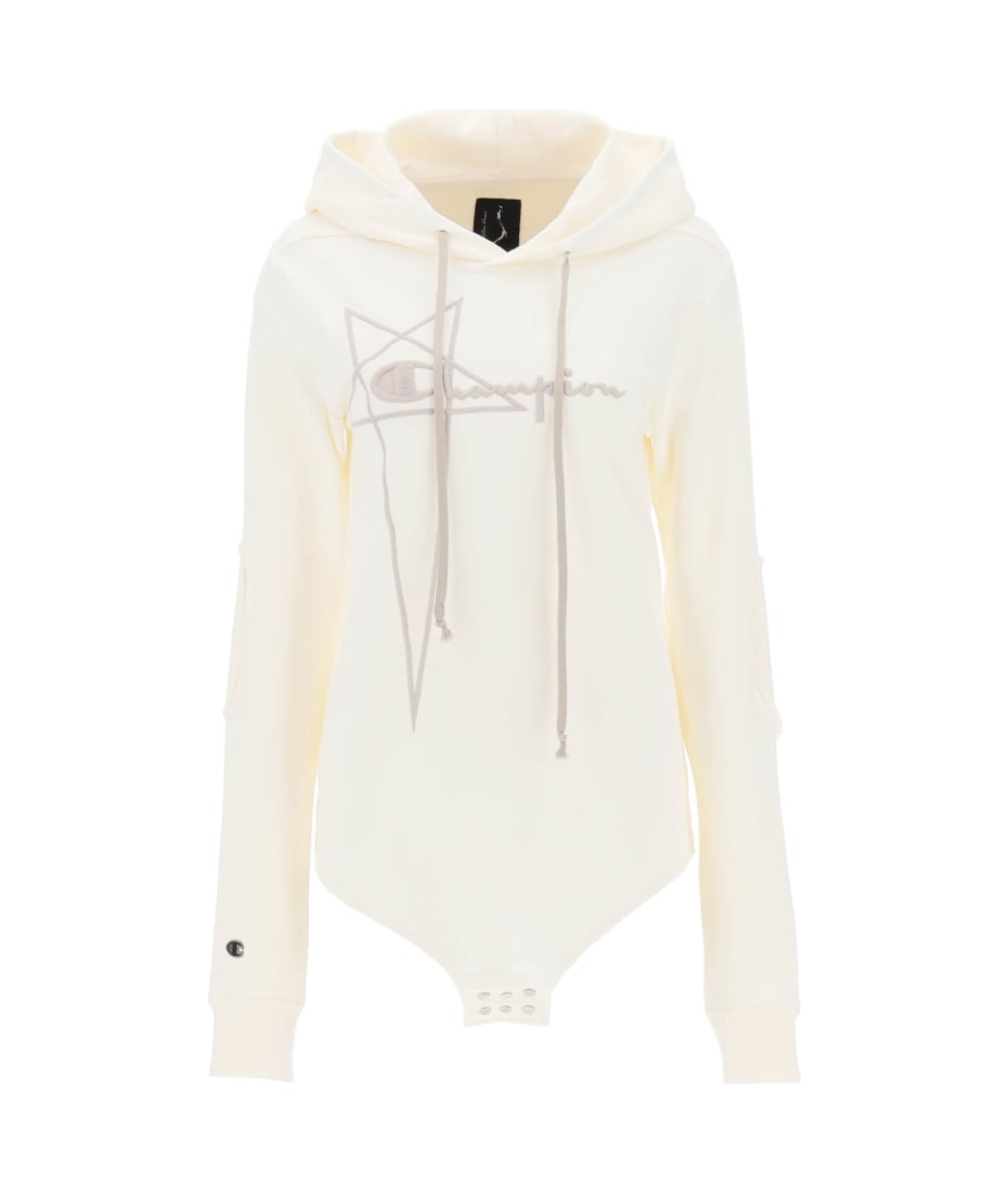 パーカー・フーディ RICK OWENS Champion x Rick Owens hooded bodysuit Rick Owens Champion X Hooded Bodysuit | italist