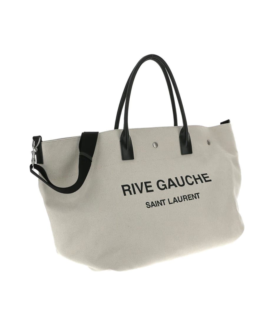 Saint Laurent 2023 Small Rive Gauche Tote - Black Totes, Handbags -  SNT283635