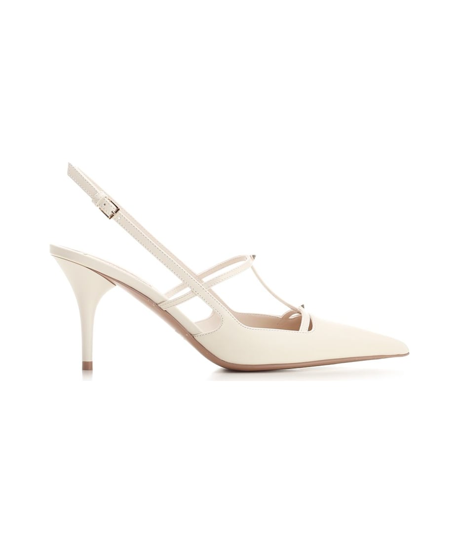 VALENTINO カラウァニスタッスアンクルフツ 5W2S0HY8AWE 0NO Valentino Garavani VLogo Square Toe Slingback Pumps, Brand