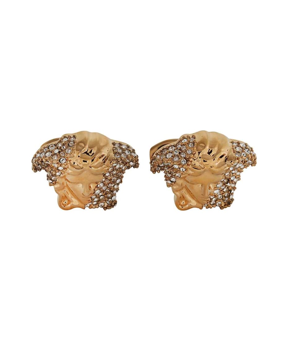 Versace Medusa Greca Cufflinks - Gold