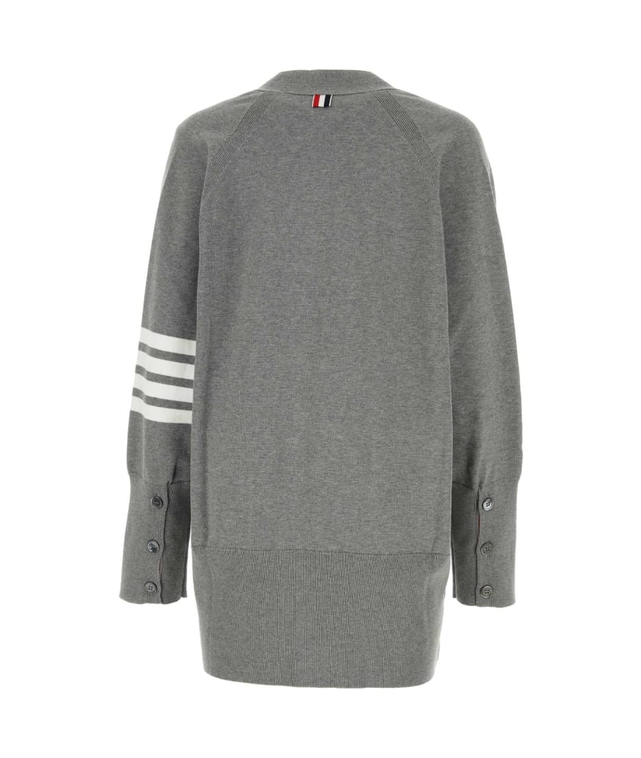 【送料&関税込】Thom Browne Grey Wool Oversize Cardigan Thom Browne Grey Wool Oversize Cardigan | italist