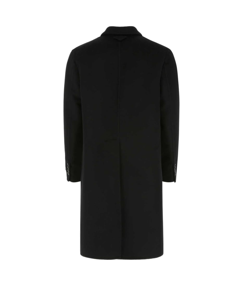 コート PRADA Wool coat Wool coat Prada Black size 42 IT in Wool - 47823357