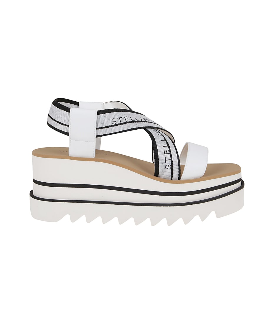 【Stella McCartney】Sneakelyse strype webbing ★関税送料込み Shop Stella McCartney - SneakElyse 80MM Platform Sneakers