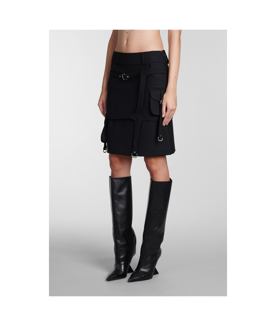 Off-White Skirt In Black Polyester | italist