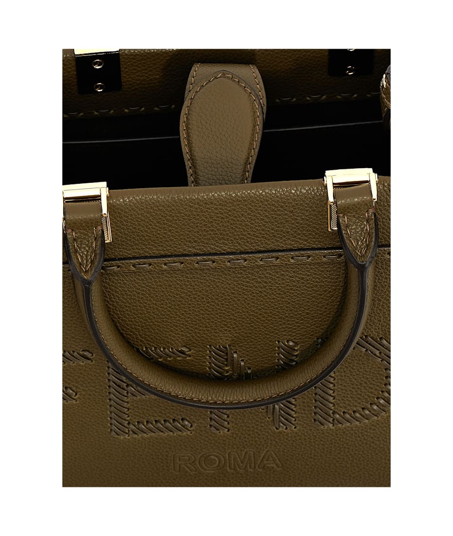 【FENDI】SUNSHINE SMALL BAG◆8BH394ASU0 Fendi Sunshine Small Leather Black | Fendi