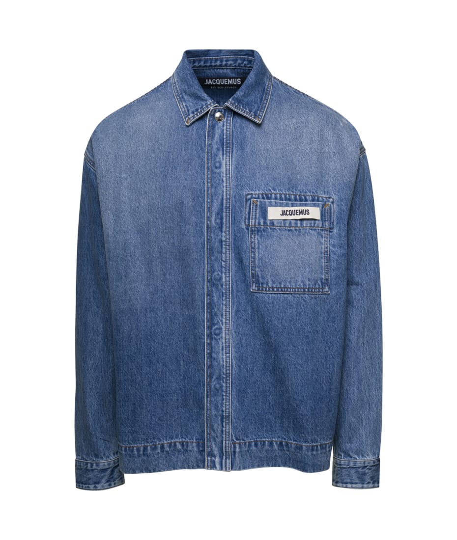 VIP【関税送料無料】希少 Jacquemus La Chemise De-Nimes Shirt La Chemise De Nimes Shirt