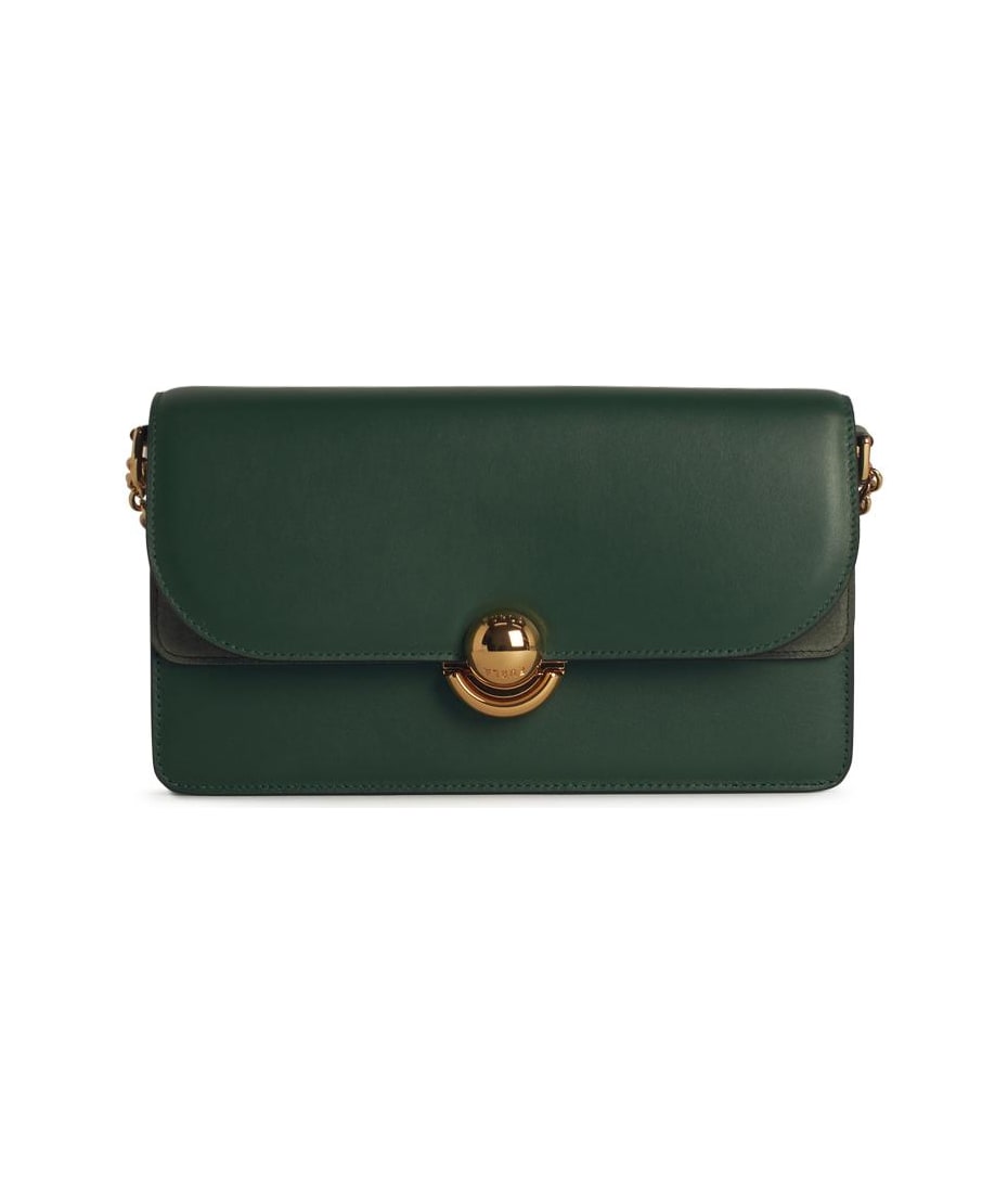Furla Green Leather Crossbody Bag | italist