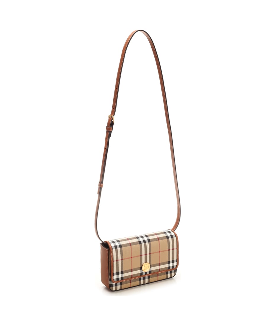 Nova Check Metallic Shoulder Bag