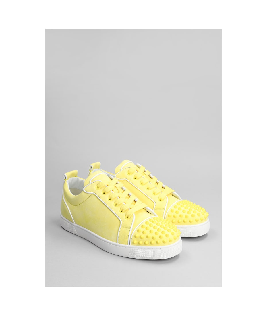 Christian Louboutin Men's VarsiJunior Spikes 2 Leather Low-Top Sneakers