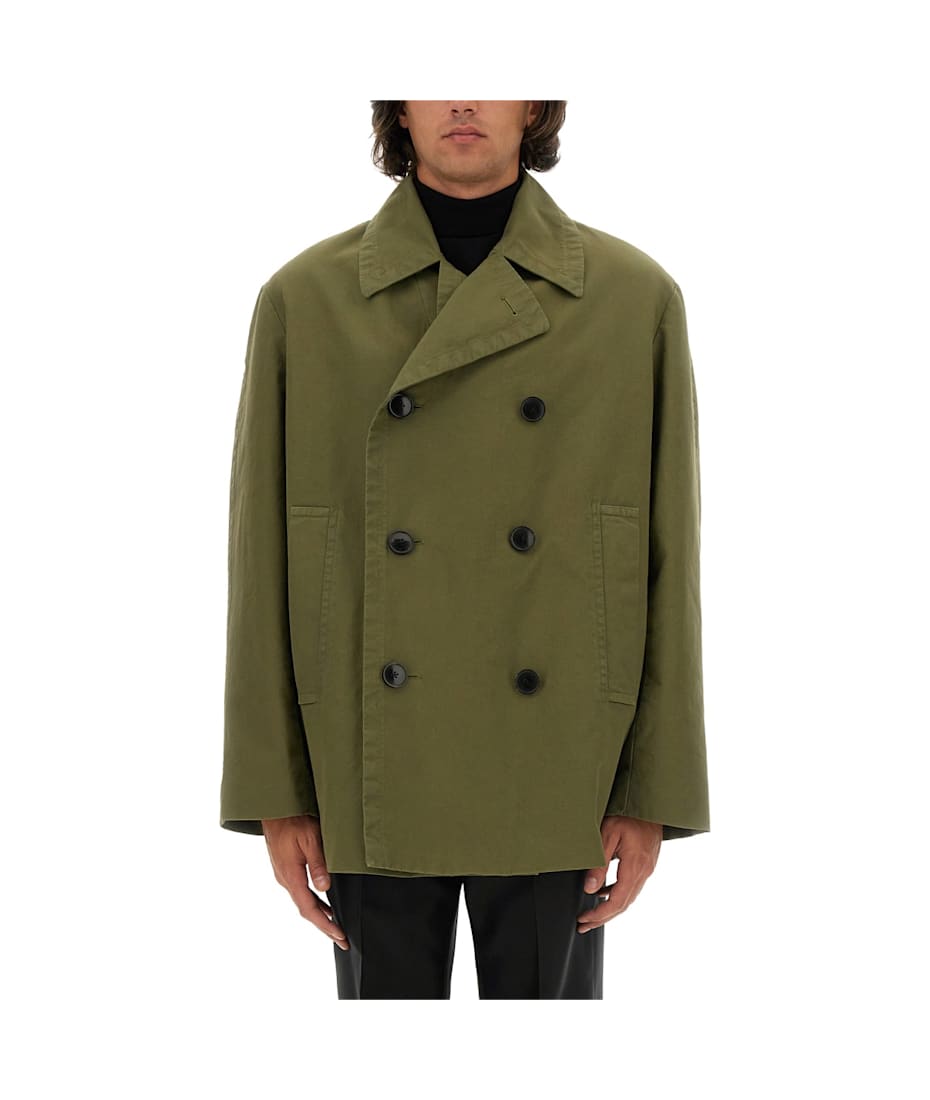 関税送料込Dries Van Noten Double-Breasted Coat Dries Van Noten Double-breasted Coat | italist