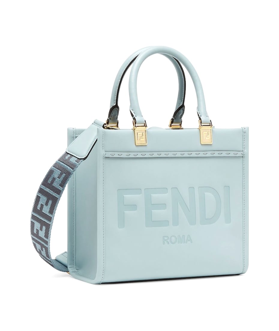 Fendi Sunshine Logo Embossed Tote Bag - ANICE+OS