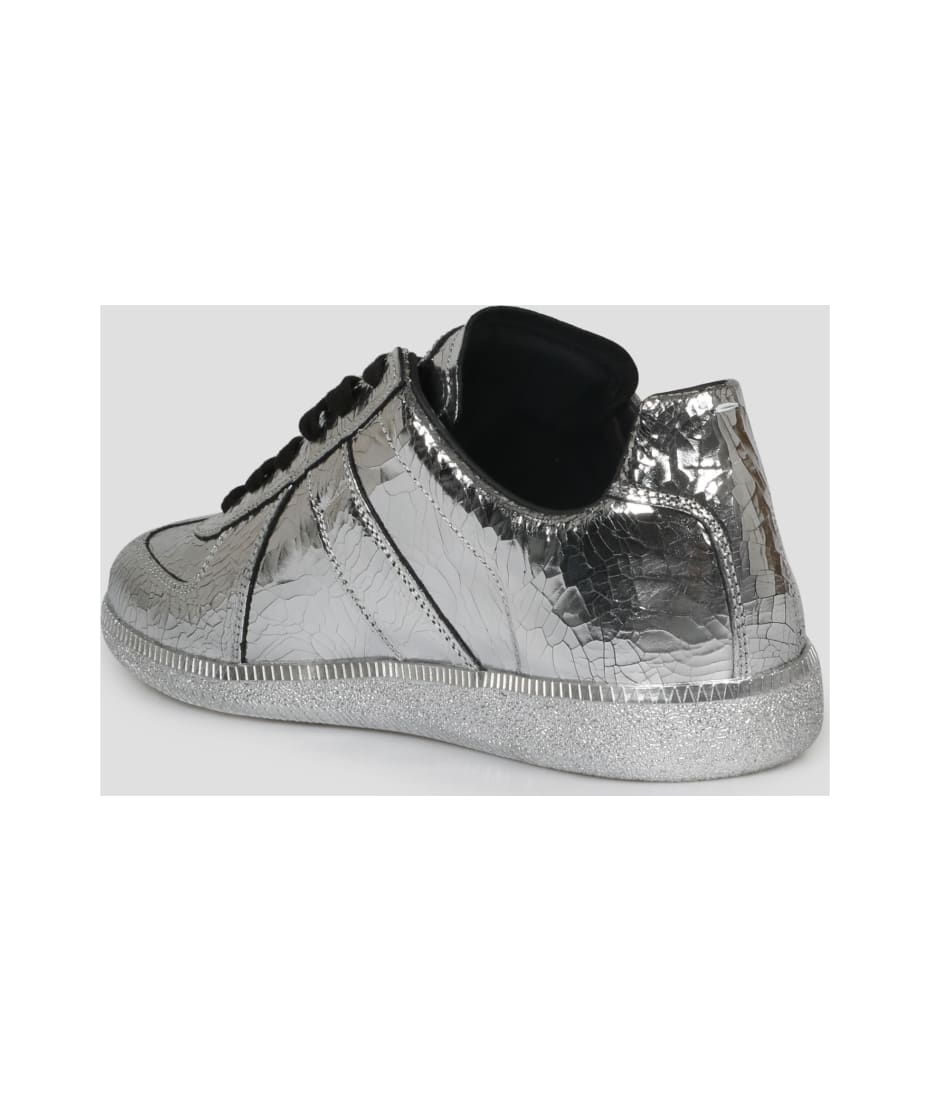 ★Maison Margiela★Replica Sneakers broken mirror Maison Margiela Broken Mirror Replica Sneaker Silver | END. (US)