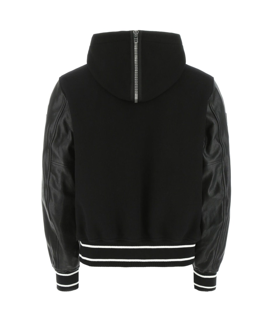 Givenchy Black Wool Blend Bomber Jacket | italist