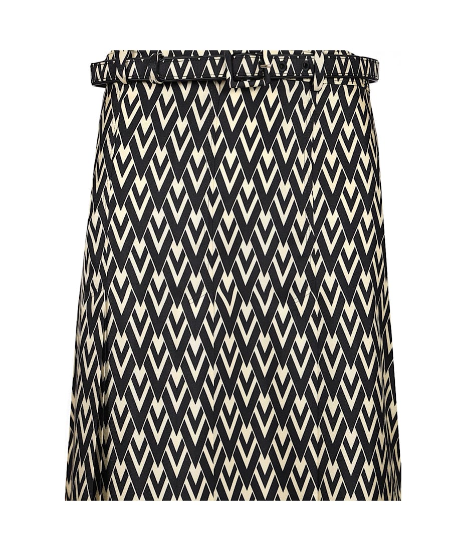 【関税&送料込】Valentino Garavani Silk Twill Pleated Skirt Valentino Garavani Tiered Ruffle Silk Skirt | Neiman Marcus