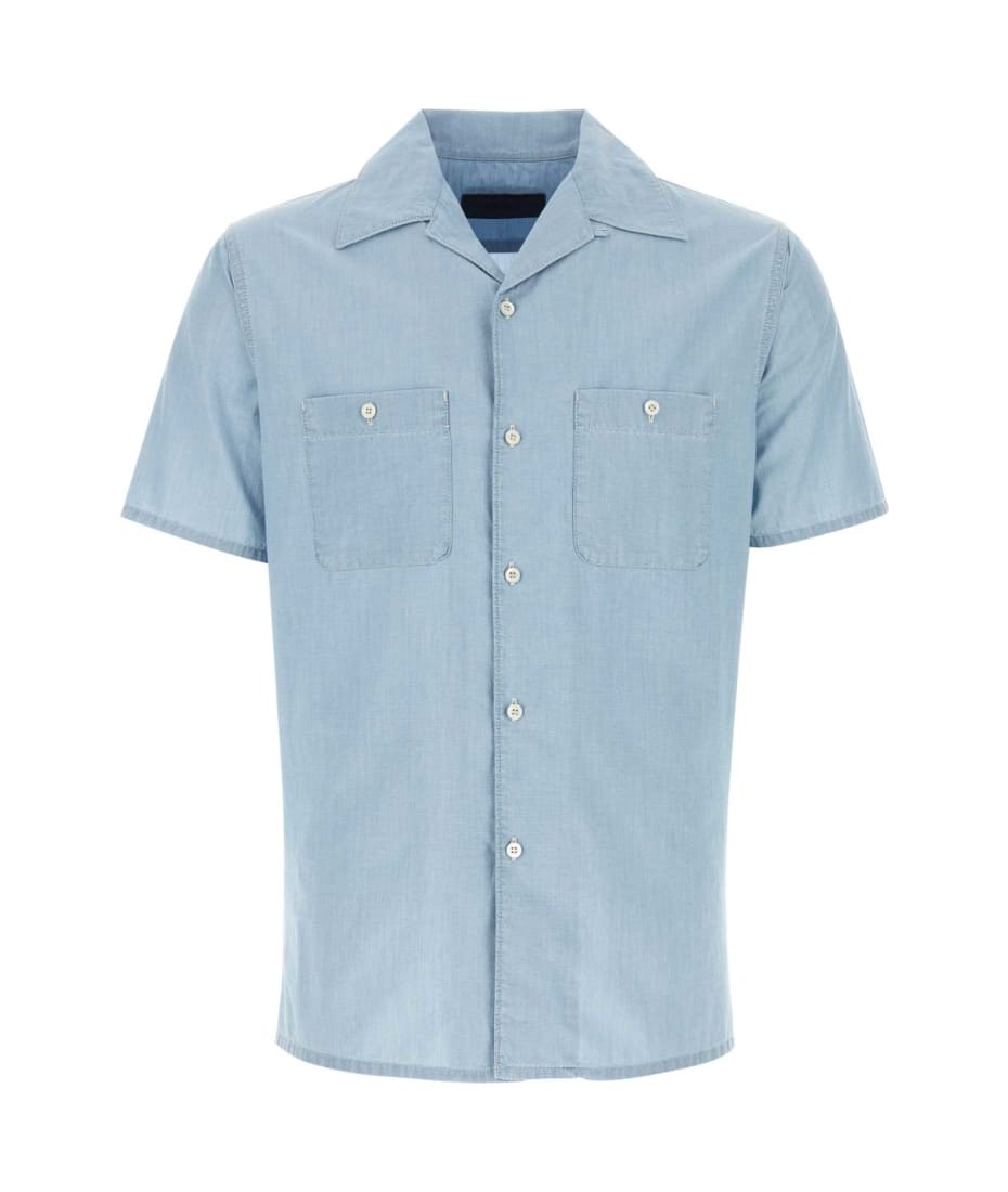 Prada Light-blue Cotton Shirt | italist