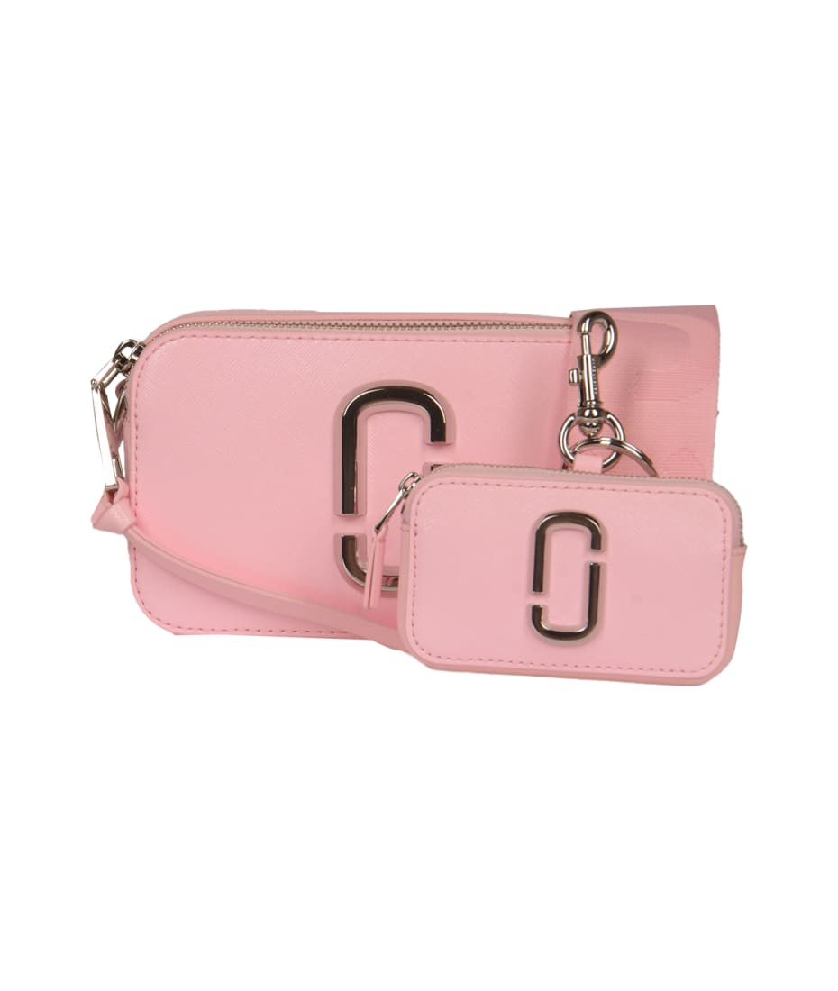 Style the new Marc Jacobs utility snapshot bag in Bubblegum pink