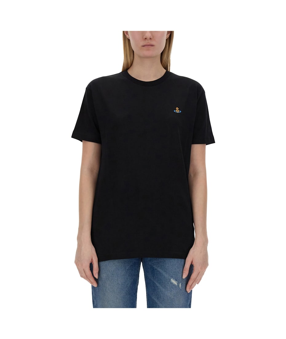 Tシャツ・カットソー Vivienne Westwood T-Shirt Con Ricamo Orb Vivienne Westwood T-shirt Con Ricamo Orb | italist