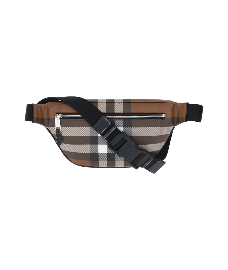 Cason Belt Bag in Dark Birch Brown - Men | Burberry® Official