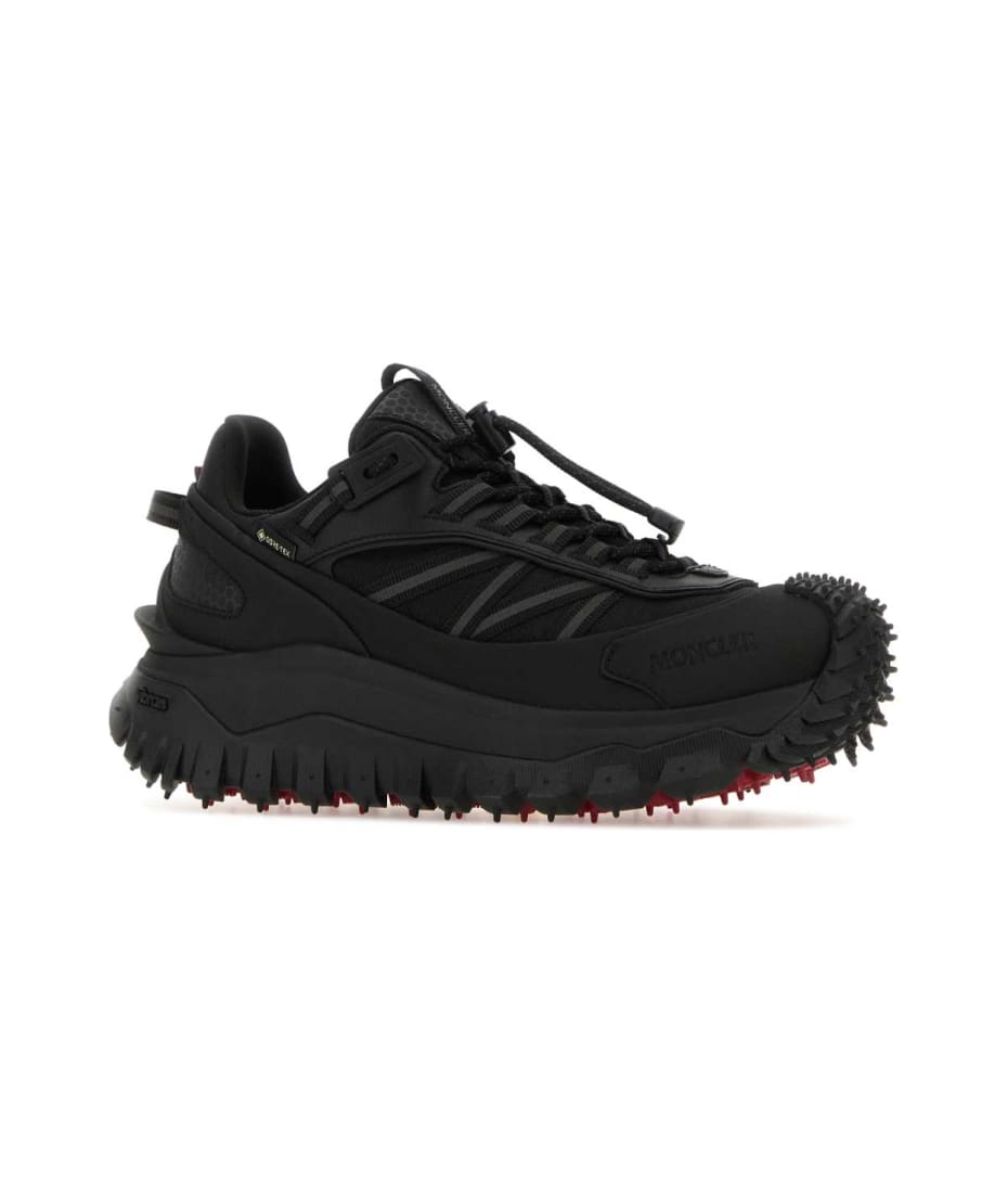 Moncler Black Fabric Trailgrip Gtx Sneakers | italist