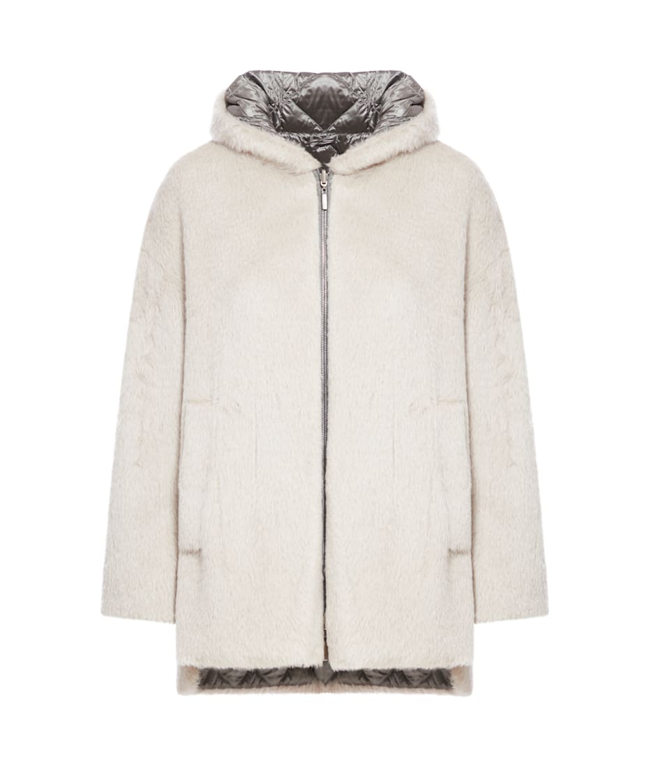 ダウンジャケット・コート MAX MARA THE CUBE | ORNELLA ALPACA & WOOL DOWN COAT (026) マックスマーラーのダウンコートです。 （MAX MARA THE CUBE
