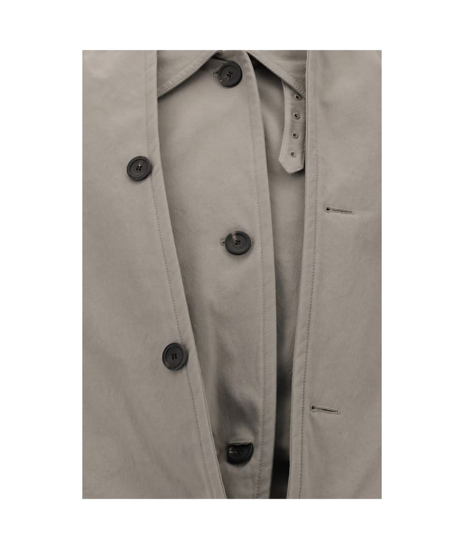 ジャケット BALENCIAGA SS25 HOODED TRENCH (831516TQP07 9966) Balenciaga Reverse Hooded Trench Coat | italist