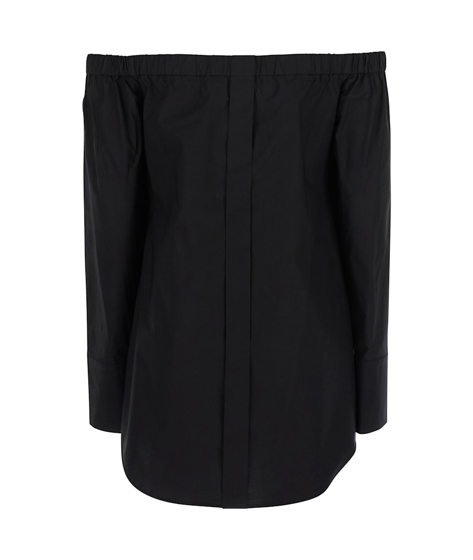 ワンピース FEDERICA TOSI Woman Dress Black 42301421 29 Federica Tosi Black Dress With Neckline In Fabric Woman