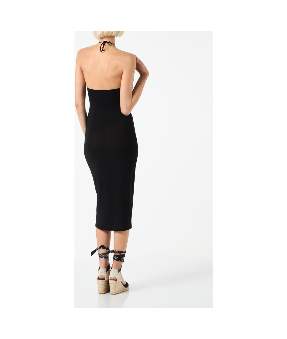 MC2 Saint Barth Longuette Black Cutout Black Dress Farah | italist, ALWAYS  LIKE A SALE