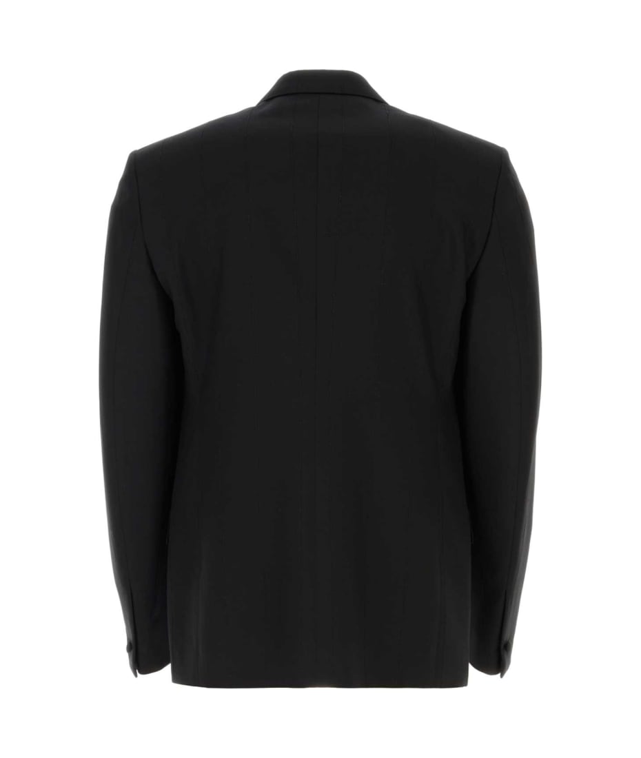 Givenchy Black Stretch Wool Blend Blazer | italist