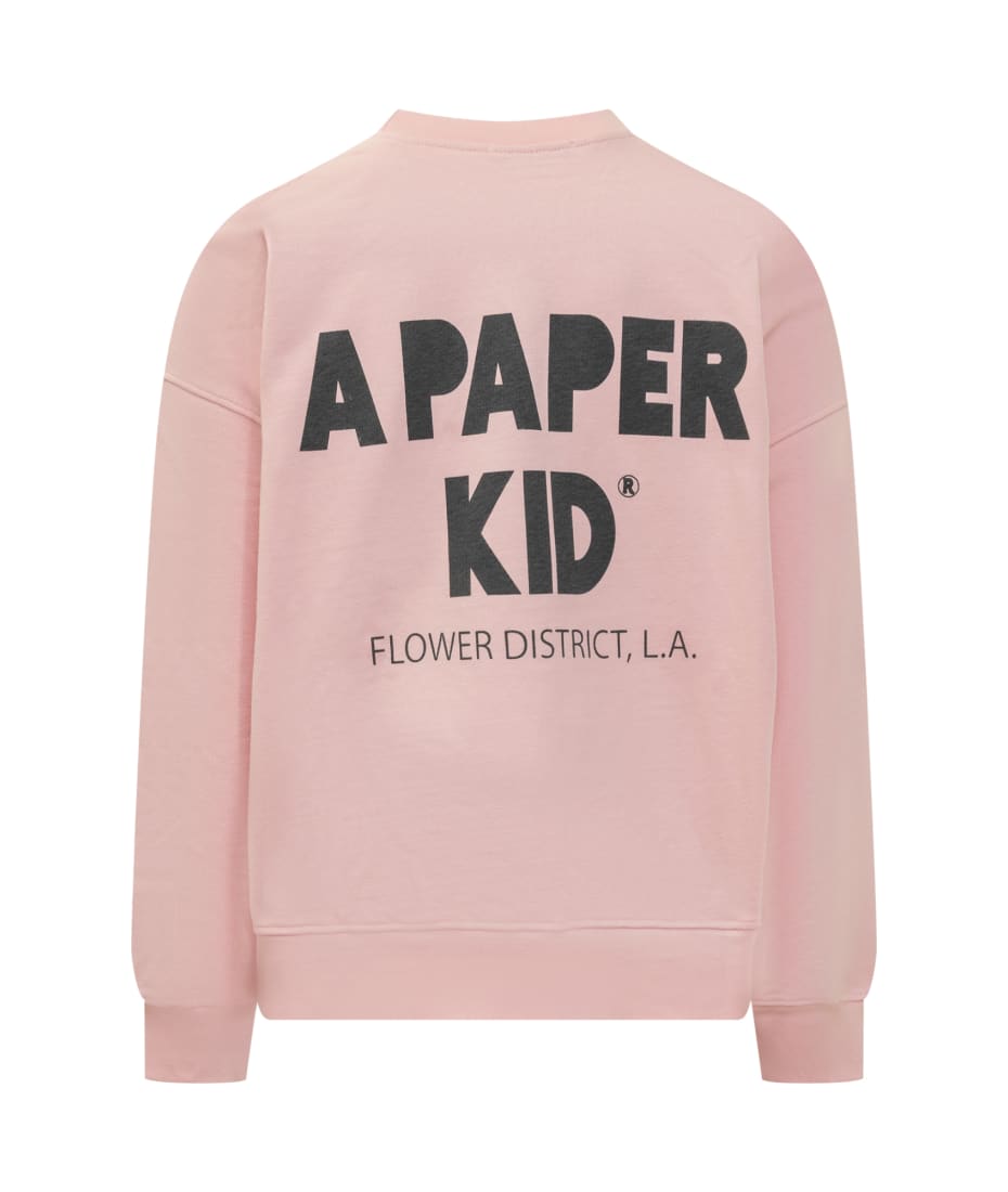 A Paper Kid Oversize Sweatshirt With Print