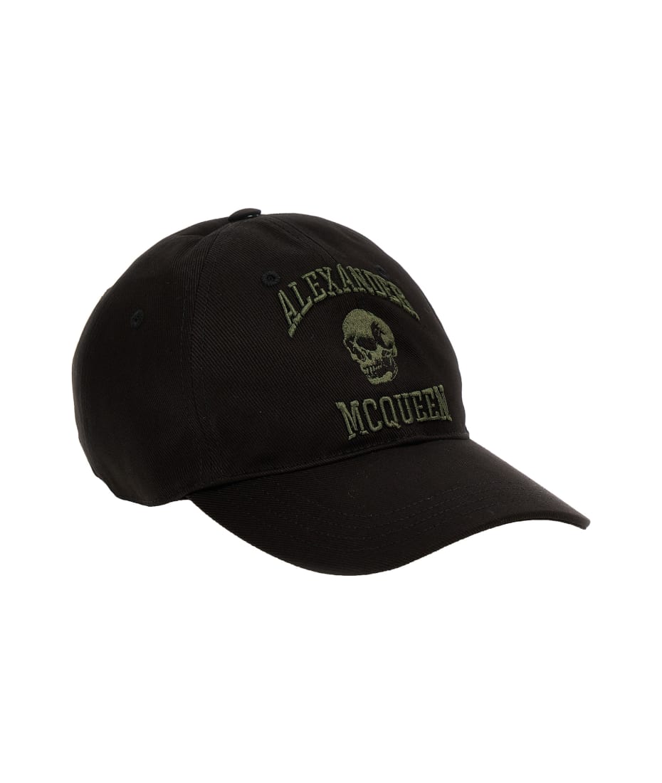 ハット alexander mcqueen 'Varsity Skull' cap Alexander McQueen Varsity Skull Cap | italist