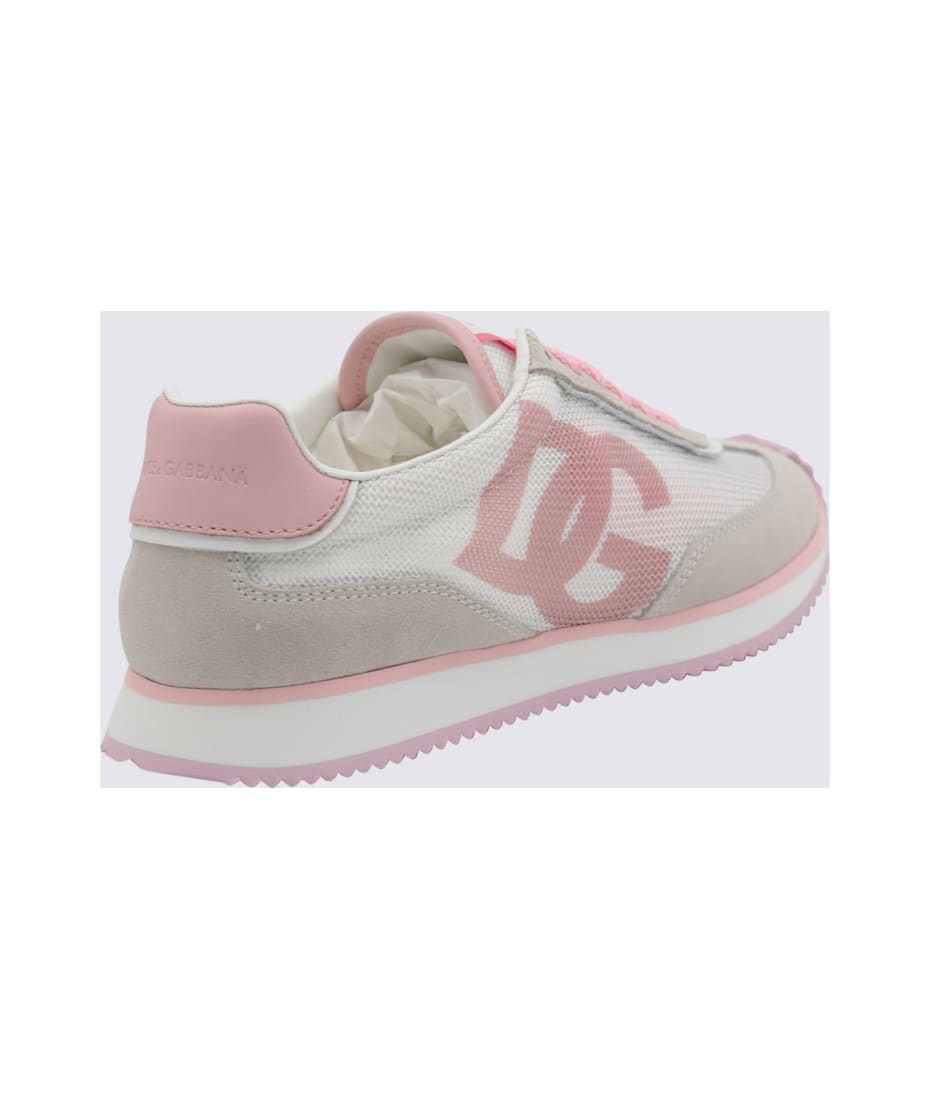 スニーカー DOLCE & GABBANA WHITE AND PINK SNEAKERS Dolce & Gabbana White And Pink Sneakers | italist