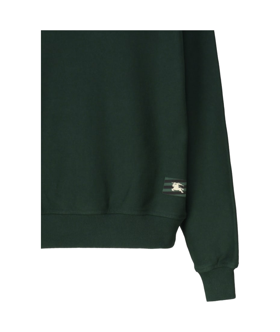 【送料&関税込】Burberry Logo Embroidered Rib Sweatshirt Burberry Logo Embroidered Ribbed Sweatshirt | italist