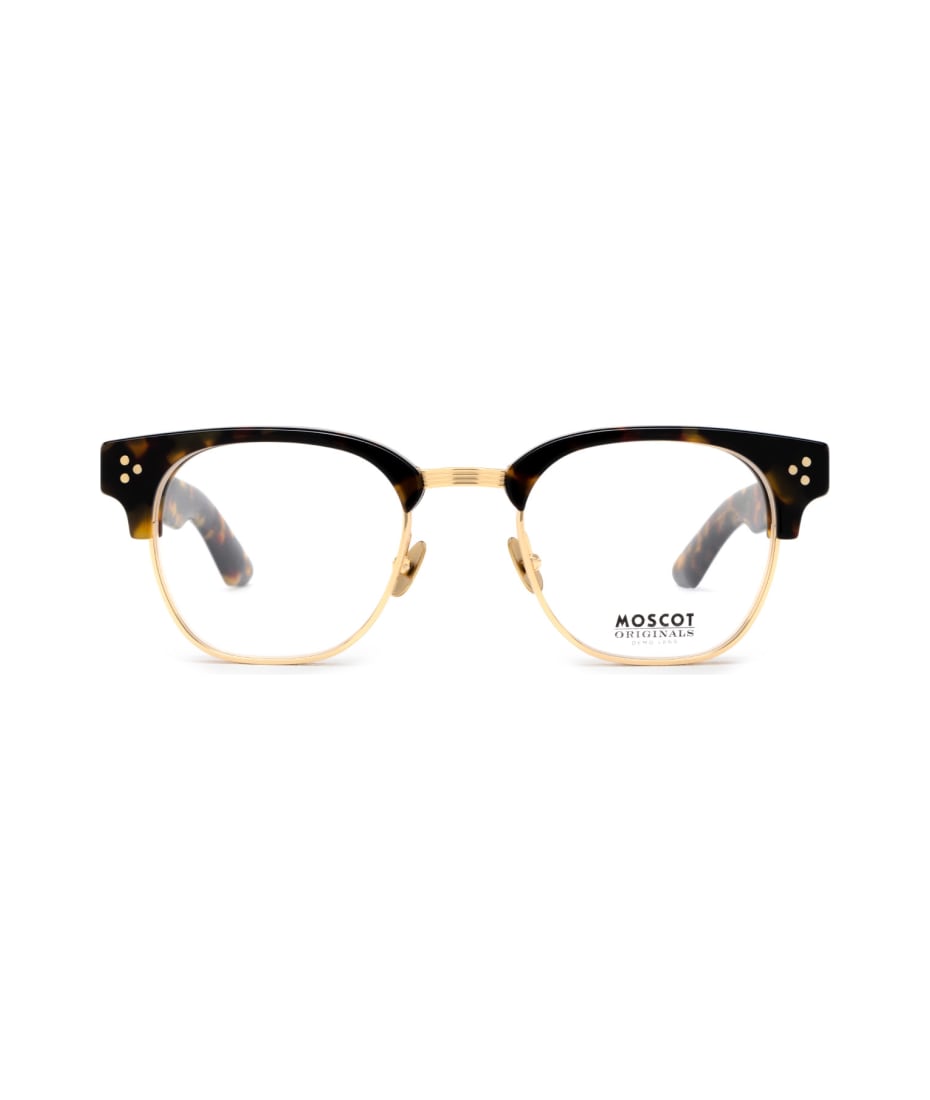 Moscot Tinif Tortoise / Gold Glasses | italist