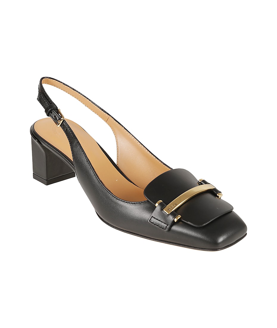 Tod's Slingback Leather Dècolletè | italist