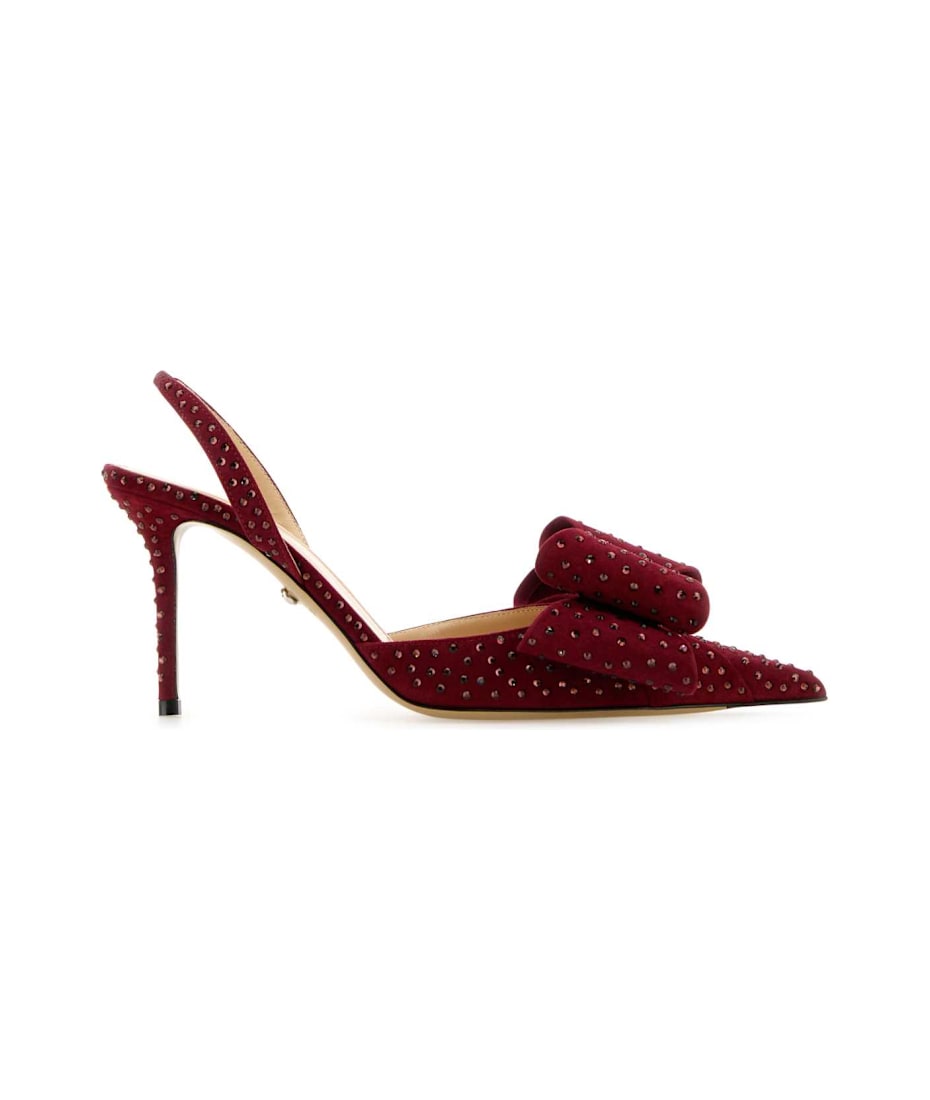 サンダル・ミュール MACH & MACH Burgundy suede pumps Mach & Mach Burgundy Suede Pumps | italist