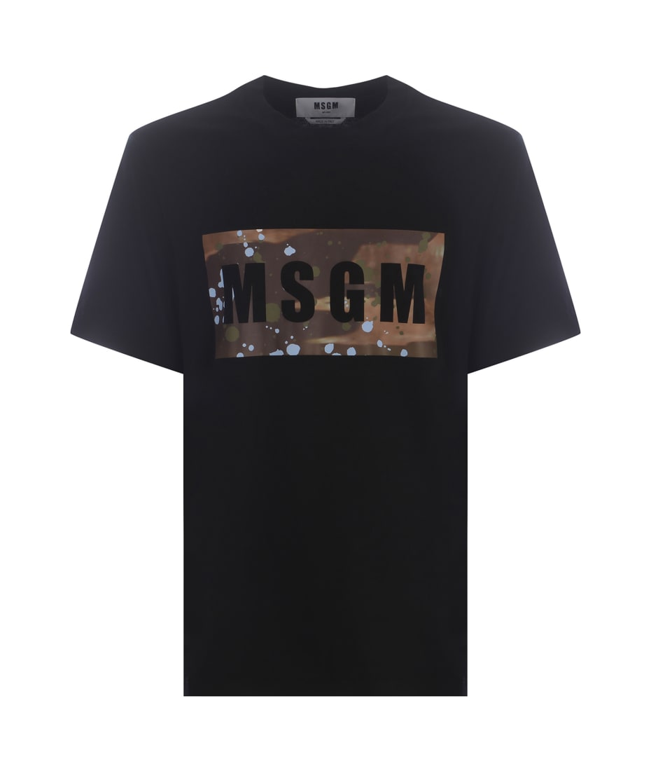 Camo Box Logo T-shirt