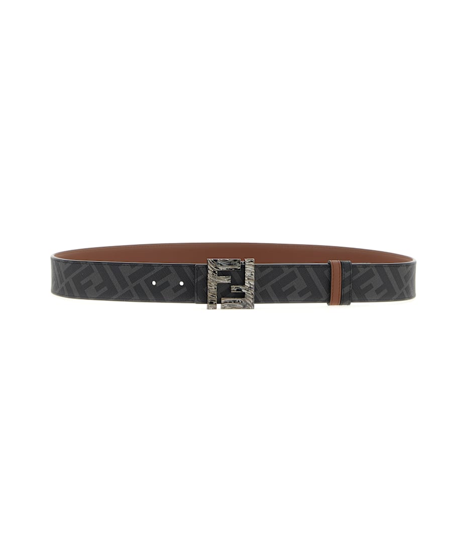 ☆関税込☆FENDI★Squared FF leather belt ★ FENDI Squared FF Belt | Blue | FARFETCH