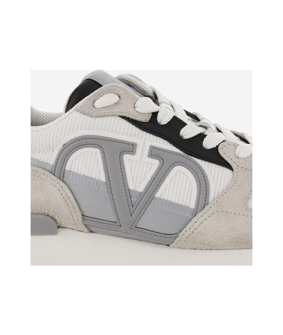 Valentino Garavani★ホワイト＆グレー VLogo Pace スニーカー Valentino Garavani VLogo Pace low-top Sneakers | Grey | FARFETCH