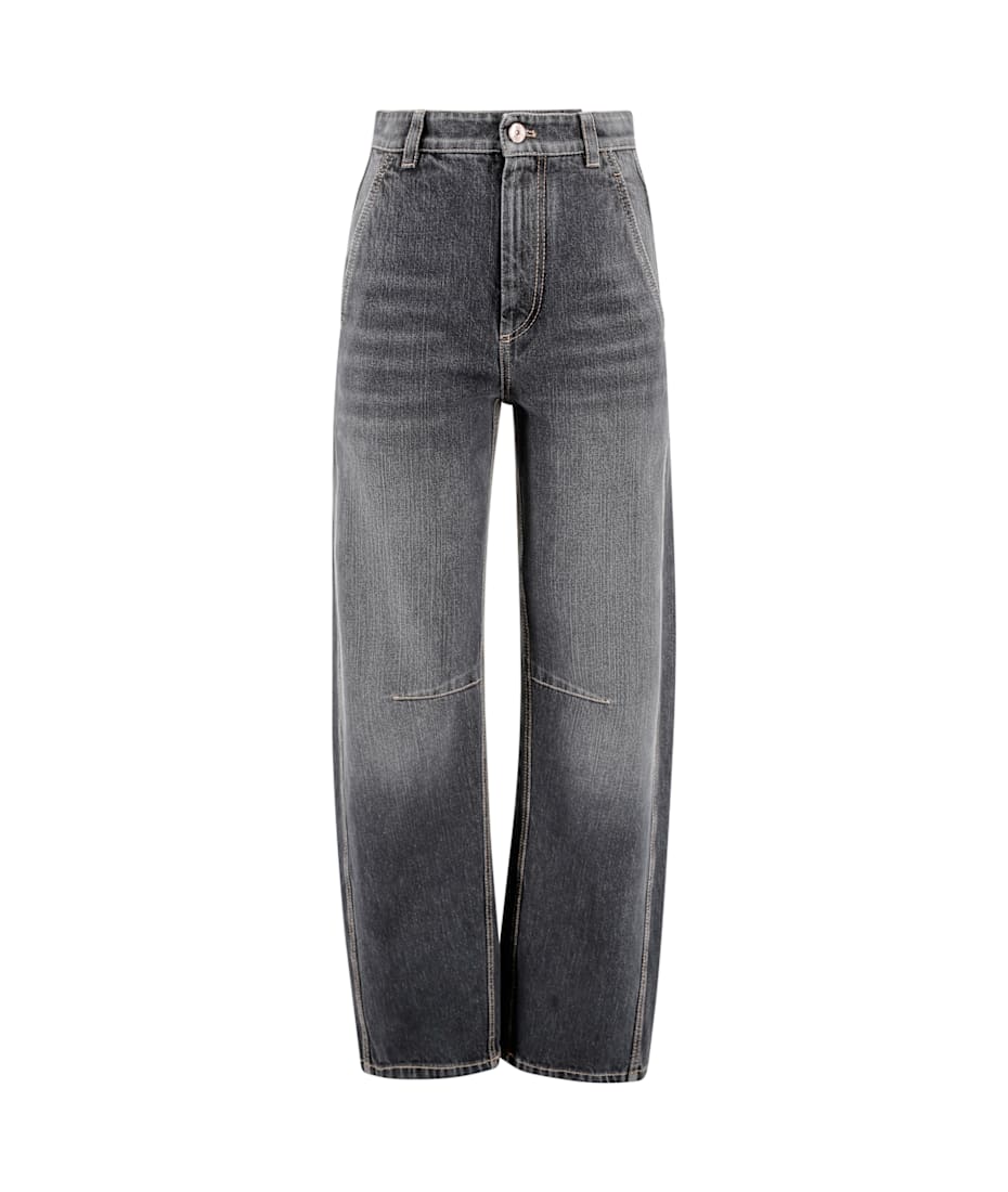 デニム・ジーパン Brunello Cucinelli The Soft Curved Jea-Full Lenght Brunello Cucinelli Curved Soft Jeans | italist