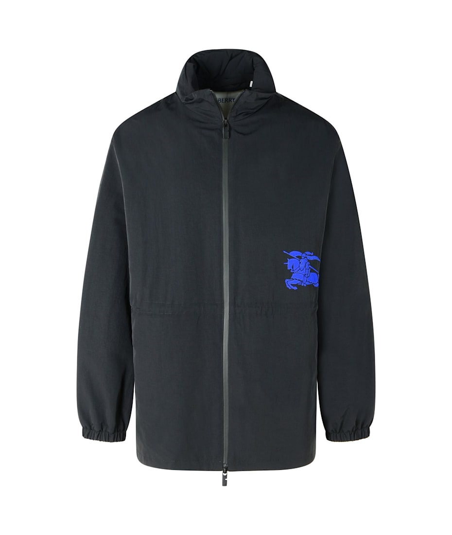 Burberry Black Polyamide Raincoat | italist