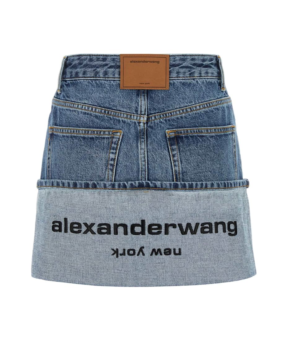 Alexander Wang Denim Mini Skirt | italist